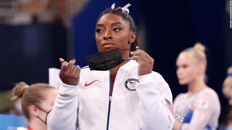 Simone Biles withdraws from vault and uneven bars finals at Olympics