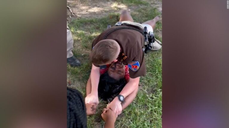 Video shows Texas family pleading with officer on top of Black teen