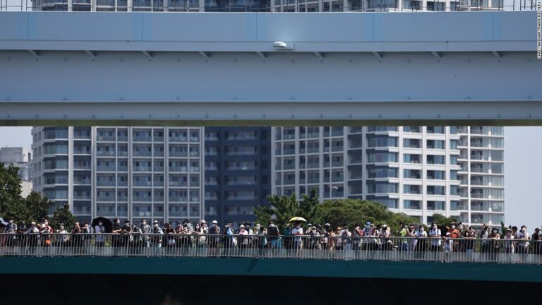 People are doing whatever they can to catch a glimpse of the Olympics