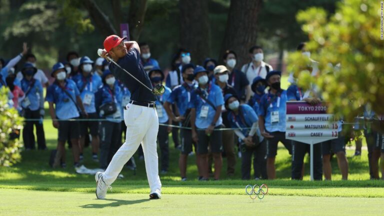 Xander Schauffele wins gold medal for Team USA in men’s golf