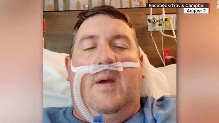 Unvaccinated man shares heartbreaking video diary from ICU