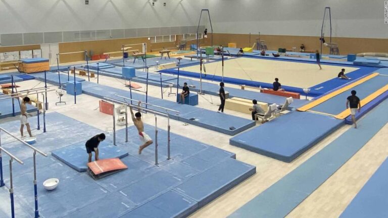 Go inside Simone Biles’ ‘secret gym’ in Tokyo