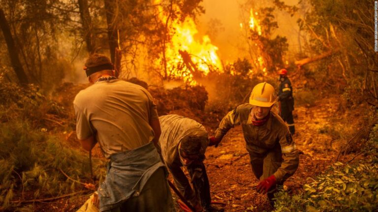 Greece faces ‘disaster of unprecedented proportions’ as wildfires ravage the country