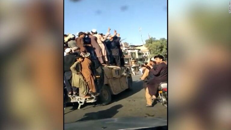 Taliban releases video of them celebrating seizing city