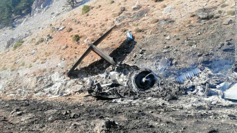 Russian plane fighting wildfires crashes in Turkey, killing all 8 crew members on board