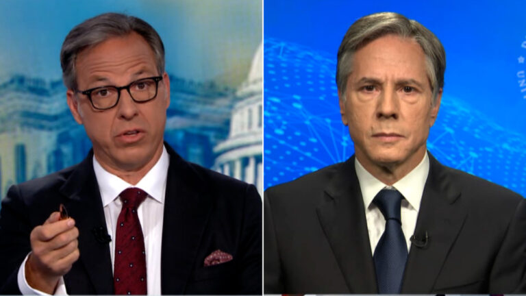 ‘You keep changing the subject’: Tapper presses Blinken on Biden decision