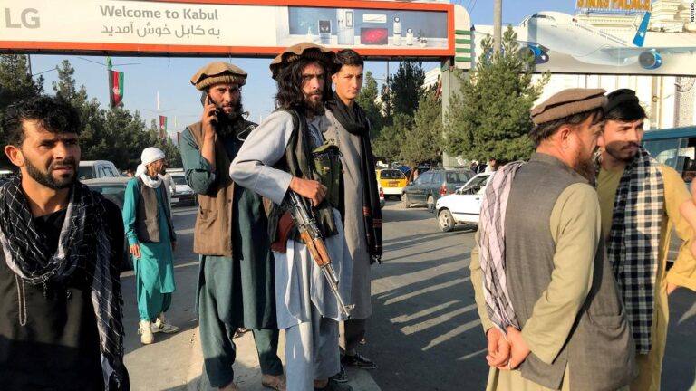 Calm and fear on the streets of Kabul as jubilant Taliban celebrate their victory