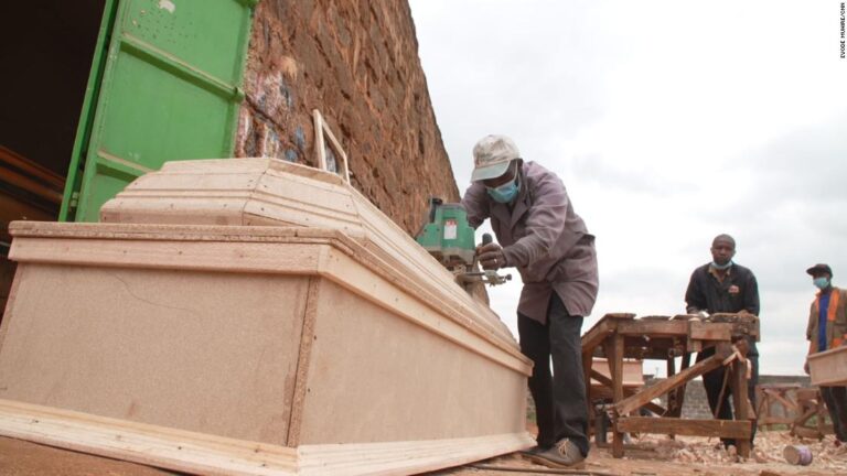 Kenya’s coffin makers say Covid means they’re busier than ever. Some still won’t get vaccinated