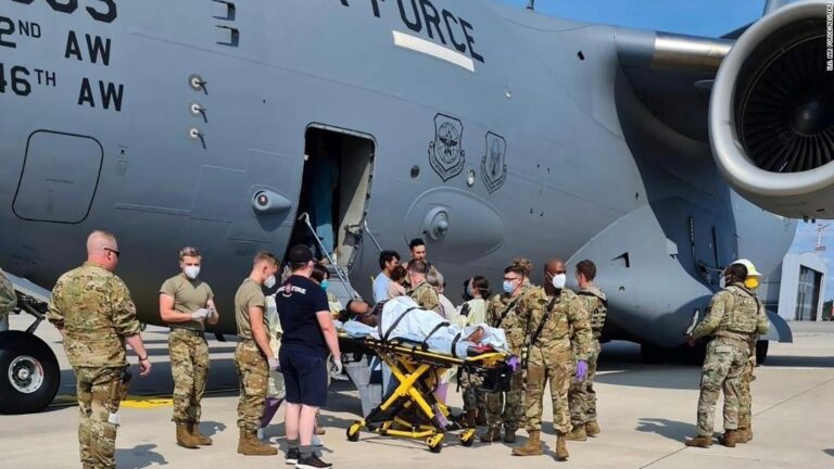Afghan woman delivers baby aboard US evacuation aircraft