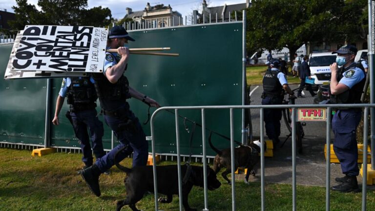 Australian Prime Minister hints at end to ‘Covid zero’ amid protests