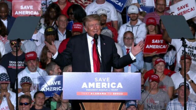 Trump told crowd to get vaccinated. Hear their response