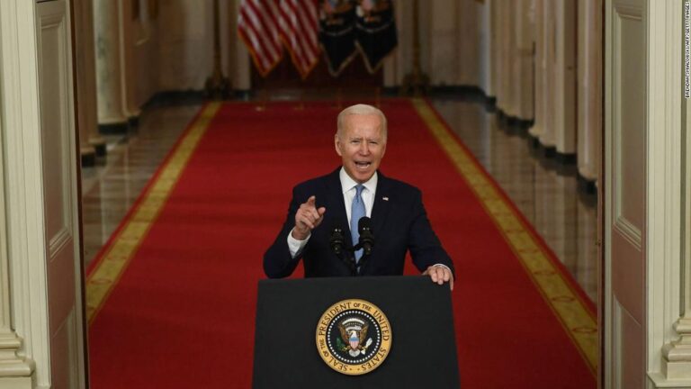 Biden defends withdrawal from Afghanistan: ‘I was not extending a forever exit’