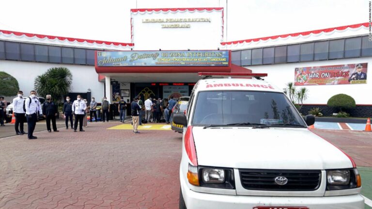 Fire at a prison in Indonesia kills at least 41 people