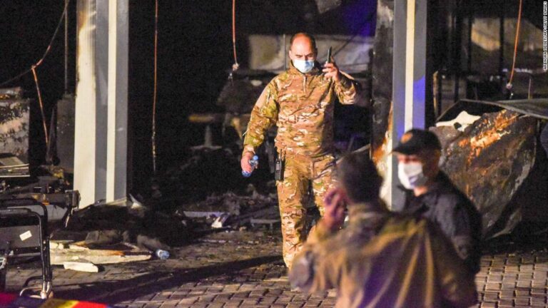 Fire in North Macedonian Covid hospital kills 14 people