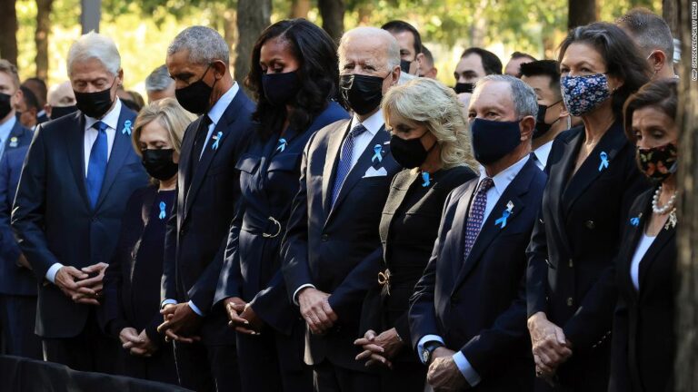 Biden and former US Presidents in lower Manhattan for commemoration ceremony