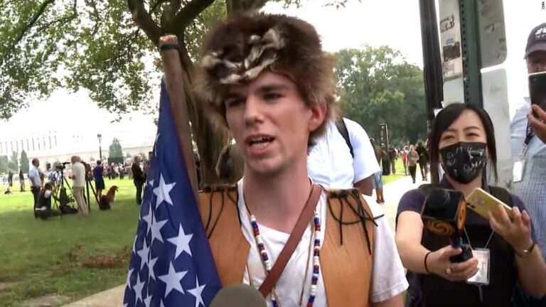 CNN reporter shows rallygoer video of Jan. 6 attack. See his reaction