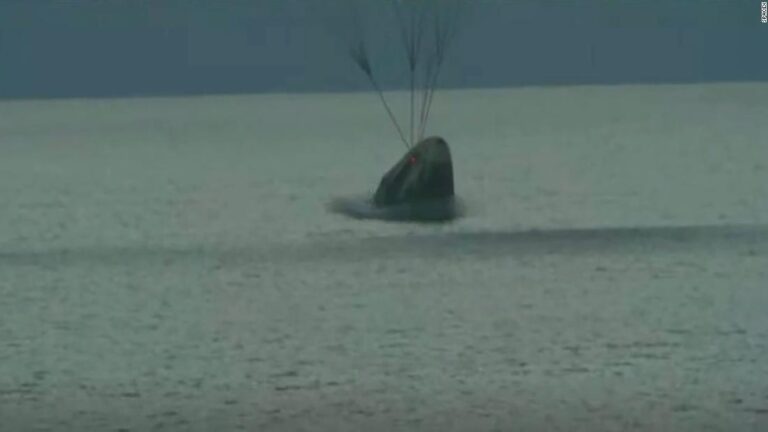 Historic all-civilian space flight splashes down off Florida coast