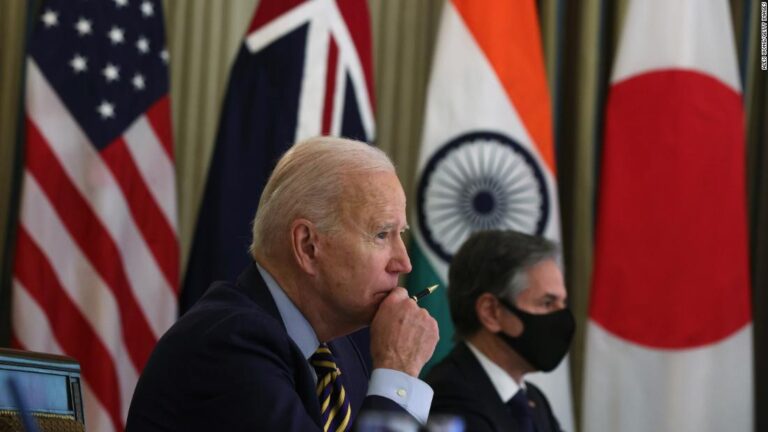 Biden is bringing together Japan, Australia and India to stare down China