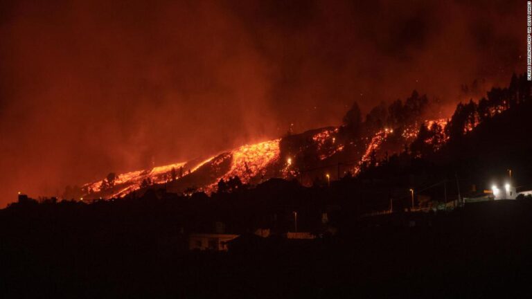 Authorities lock down coastal area in La Palma as lava approaches sea
