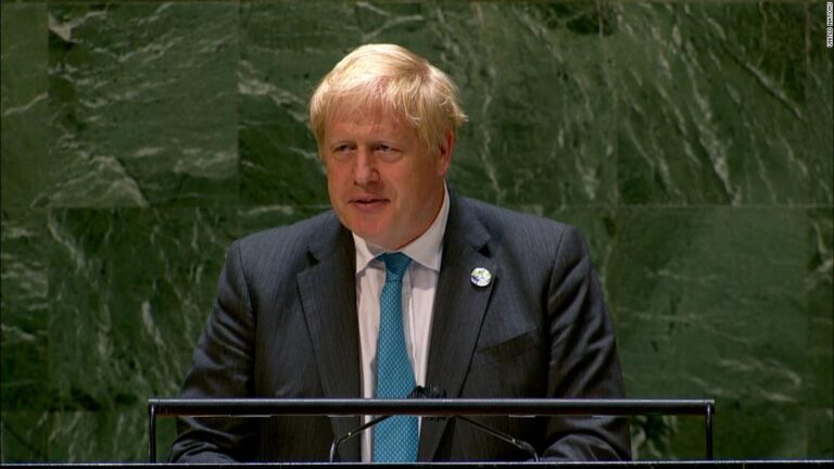 ‘Grow up’: Boris Johnson urges the world to face climate change