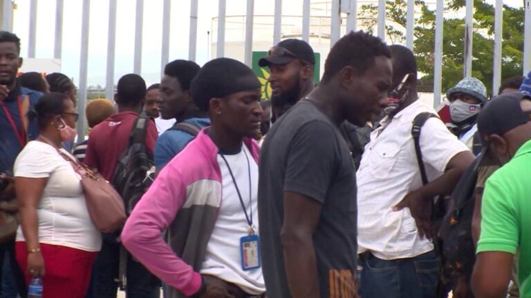 ‘They put chains on our feet’: Haitian migrant on experience at border