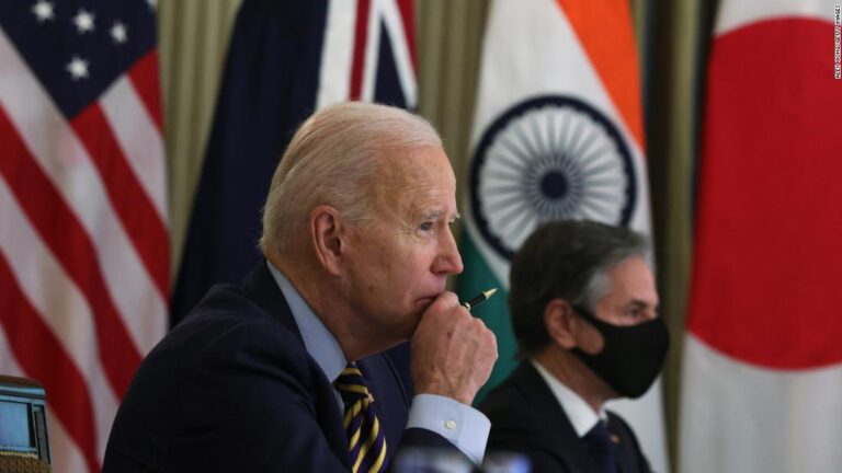 Biden is bringing together Japan, Australia and India to stare down China