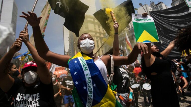 Thousands protest across Brazil calling for President Bolsonaro’s impeachment