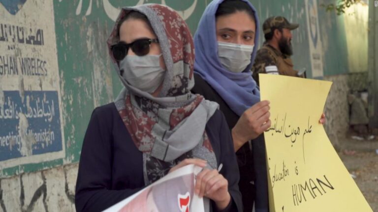 Acts of resistance from women living under Taliban rule