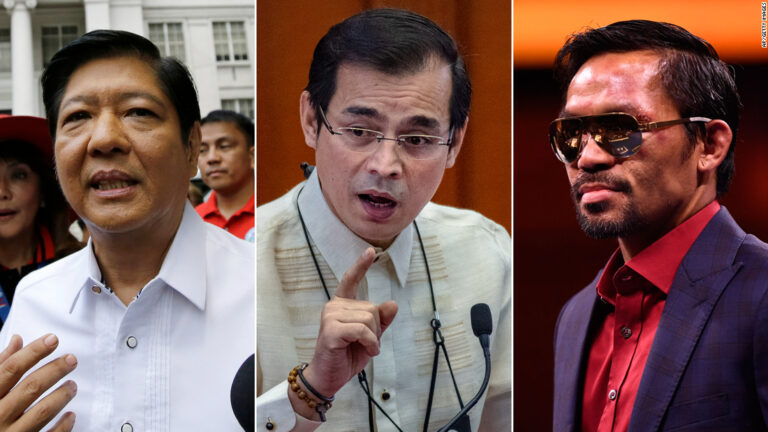 A dictator’s son. A former actor. A champion boxer. Inside the manic race to replace Duterte as the Philippines’ leader
