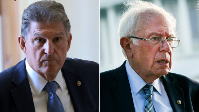 Manchin has a message for Sanders: Don’t blame me