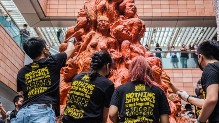 Hong Kong University to remove ‘Pillar of Shame’ Tiananmen Square sculpture