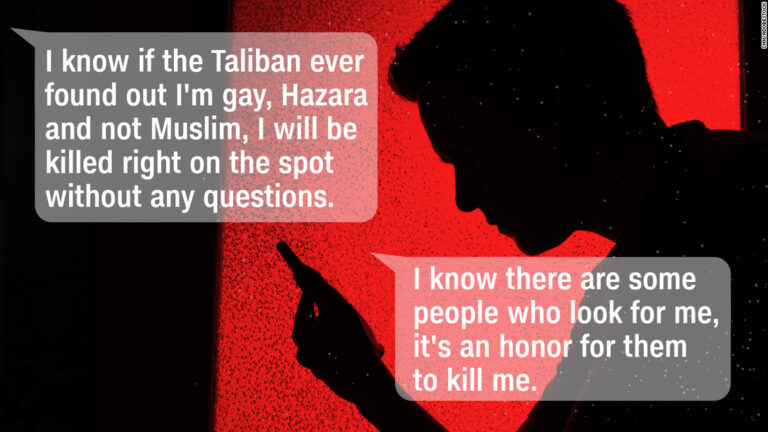 Gay Afghan hiding from the Taliban: These WhatsApp messages show his terror