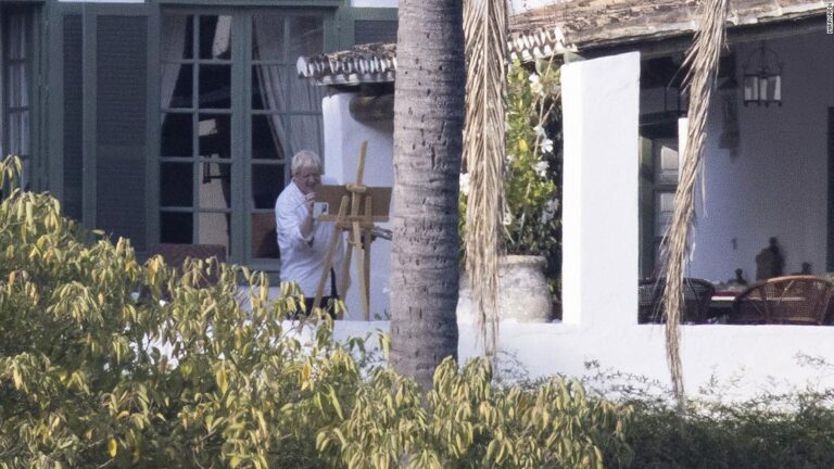 Relatives of Covid victims slam Boris Johnson after he was pictured painting on vacation