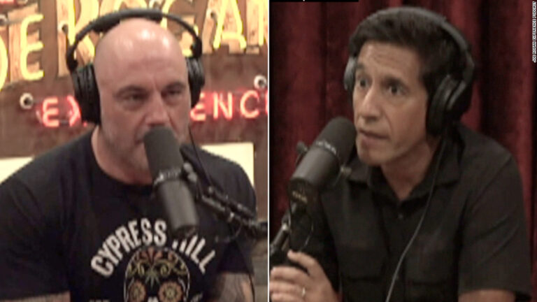 Dr. Gupta tries to convince Joe Rogan to get vaccinated. See what happens