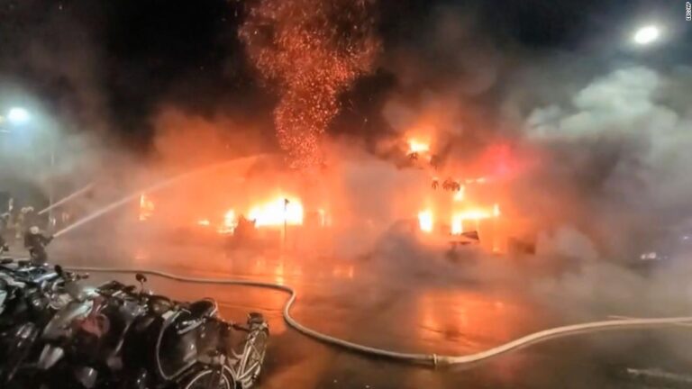 At least 7 killed after fire tears through residential building in Taiwan