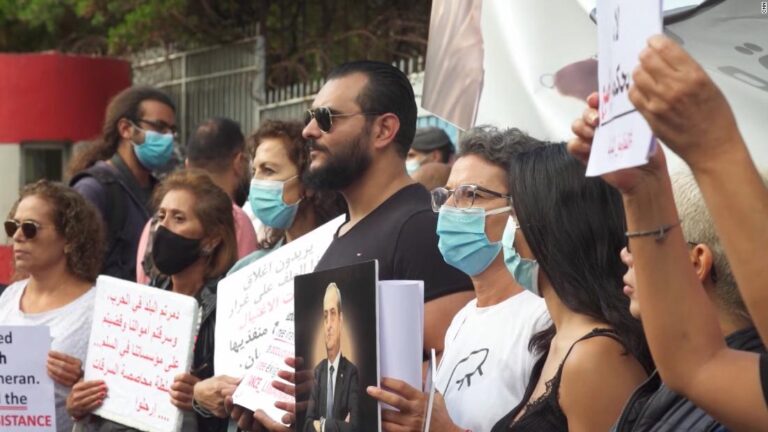 Lebanese people cry for justice over Beirut blast