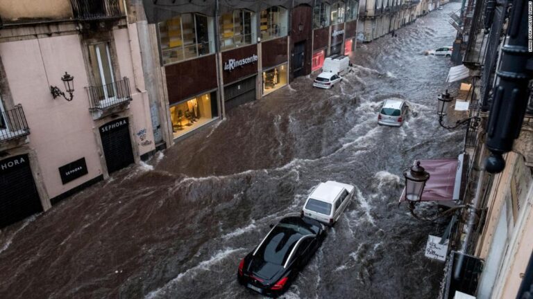 Storm dumps one year’s worth of rain in two days in southern Italy
