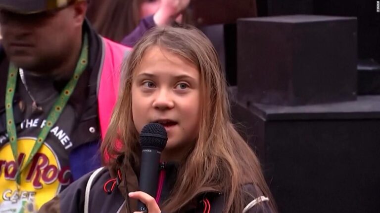 ‘No more blah, blah, blah!’ Thunberg joins protesters outside climate summit
