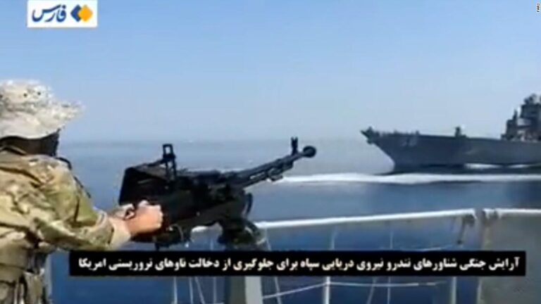 Iran releases footage of alleged incident with US navy
