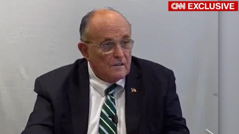 Rudy Giuliani challenged under oath on his election lies