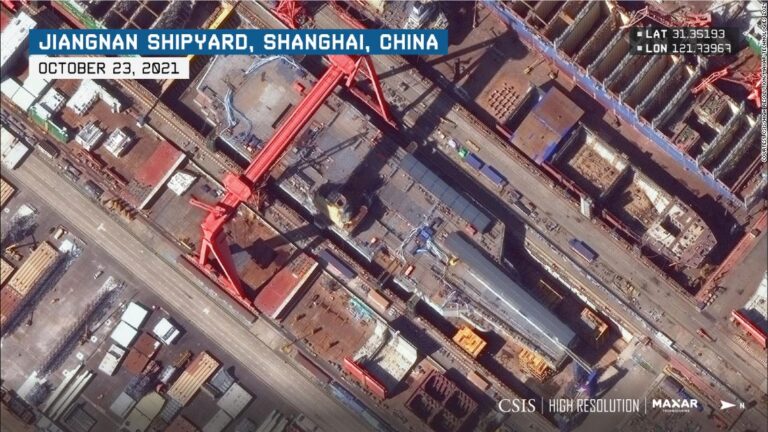 Satellite images show China’s most advanced aircraft carrier yet as experts say it could launch in months