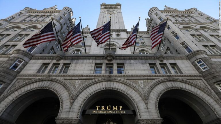 Investment group purchases Trump hotel in DC and is expected to remove Trump name