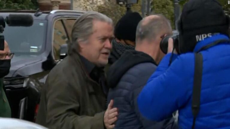 Watch the moment Steve Bannon turned himself in to FBI