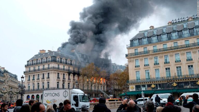 Two years after Notre Dame, fire breaks out near another Paris landmark