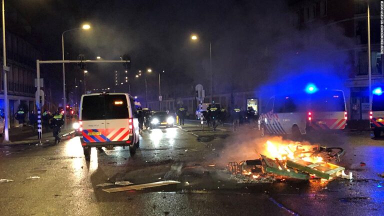 Violent clashes erupt during anti-lockdown demonstrations in Europe