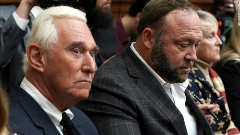 New Jan. 6 subpoenas issued for Trump allies including Roger Stone and Alex Jones