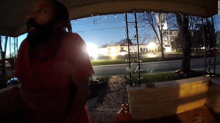 Ring doorbell camera captures arrest of parade killings suspect