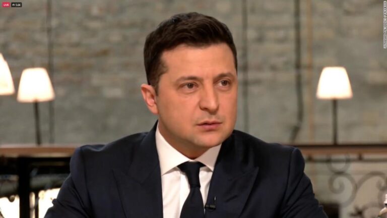 Hear Zelensky claim that Russia is plotting coup against him