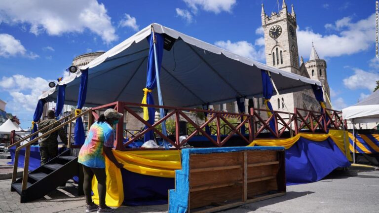 Barbadians celebrate the birth of a republic and bid farewell to the Queen