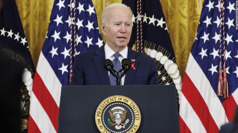 ‘That’s not what’s happening:’ Biden tries to rebut news coverage about empty store shelves